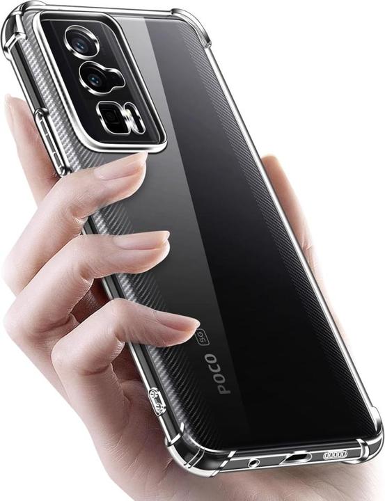 Actual product image Screenguard Xiaomi Poco F5 Pro Cover Crystal Soft Airbag Bumper (Xiaomi Poco F5 Pro)