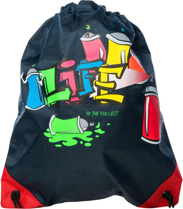 Actual product image KidsExperts Gym bag Graffiti blue