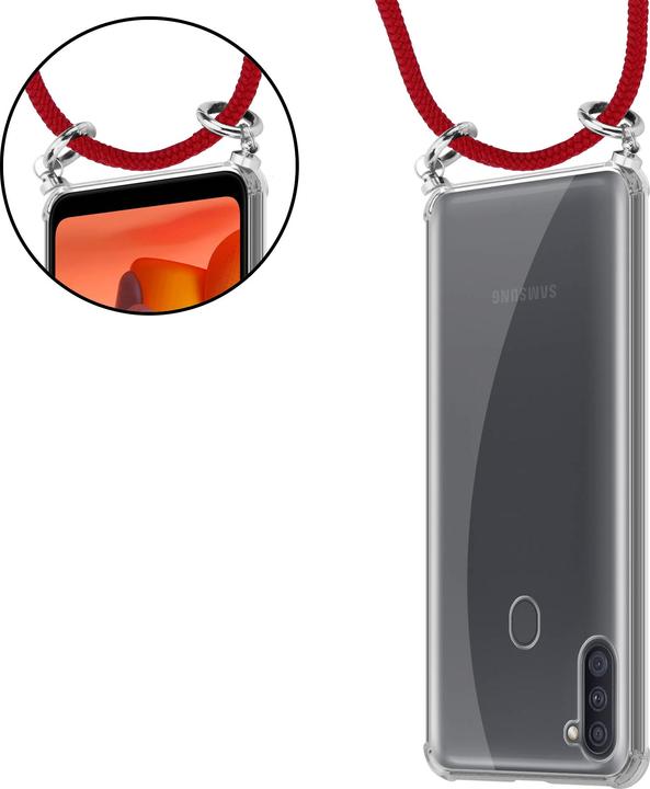 Produktbild Cadorabo TPU Handy Kette SILBER Cover