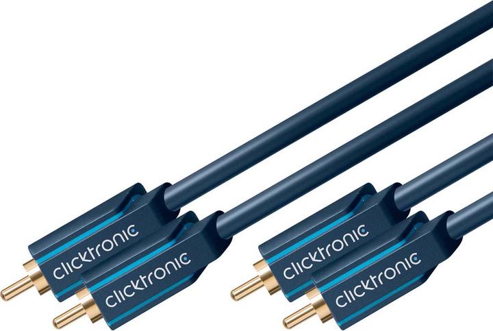 Actual product image clicktronic Stereo audio cable (10 m, Cinch)