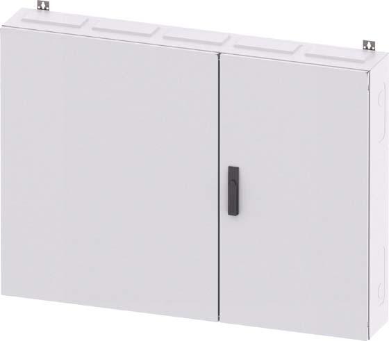 Actual product image Siemens ALPHA 400, wall-mounted enclosure, IP55, protection class 1, H: 950 mm, W: 1300 mm, D: 210 mm