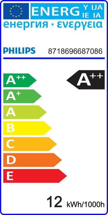 Energie-Label Philips Master (G13, 12 W, 1575 lm, 1 x, E)
