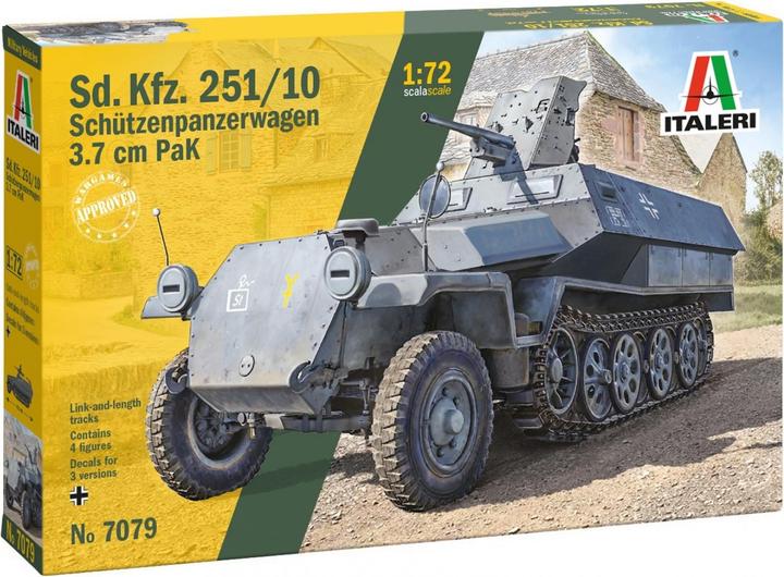 Produktbild 1:72 Deu. Sd. Kfz. 251/10 Halbkette