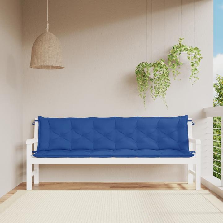 Produktbild VidaXL Gartenbank-Auflagen 2 Stk. O x ford-Gewebe (200 x 50 x 7 cm)