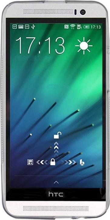 Produktbild König Design Handyhülle TPU Schutzhülle für HTC One E8 Grau (HTC One E8)