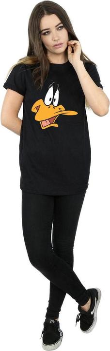 Immagine prodotto Looney Tunes Daffy Duck Face Maglietta Ampia Donna (L)