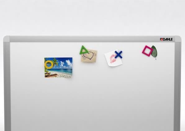 Actual product image Dahle Magnet set Mega Magnet Mini, 1 x each cross, circle, triangle, square, 45 x 45 mm (W x H) 45 mm x (4 x)