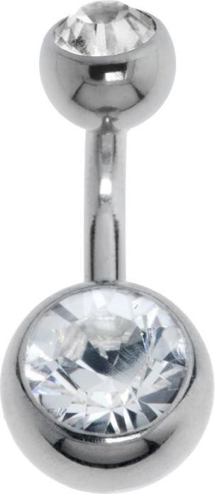 Bijouteria Bauchpiercing (Edelstahl, Zirkonia)