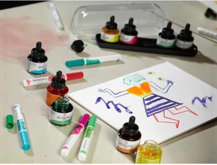 Image du produit Talens Peinture opaque Ecoline 30ml (Forest green, 30 ml)
