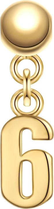Glanzstücke München Damen Charm Ziffer 6 - 36898 (Sterling Silber)