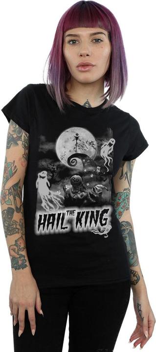 Actual product image Disney Womens/Ladies Nightmare Before Christmas Hail The King Cotton T-Shirt (XL)