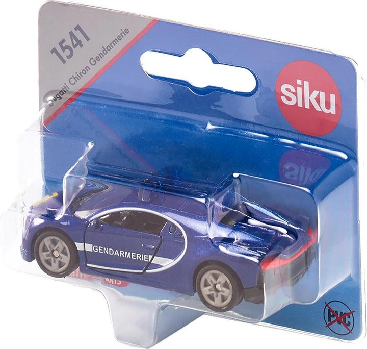 Actual product image Siku Bugatti Chiron Gendarmerie