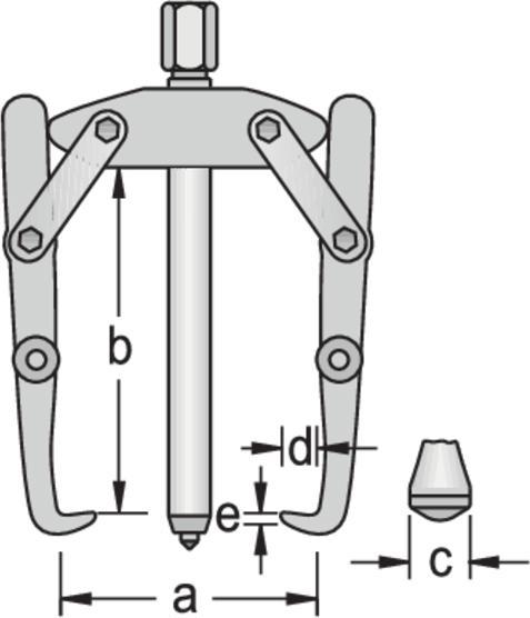 Actual product image Gedore 1.14/0 Puller 2-arm 90x100 mm