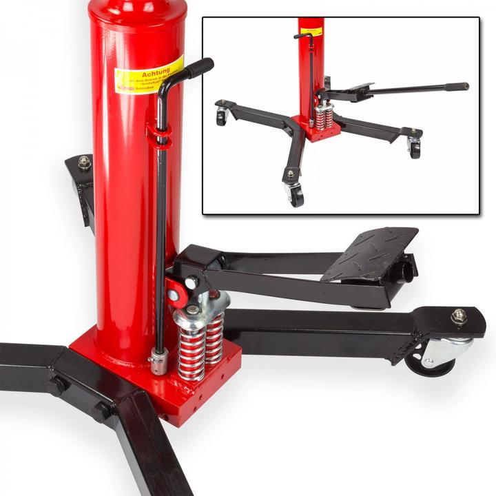 Image du produit Dema Hydraulik Motorheber Getriebeheber Faulenzer Werkstatt Heber Halter Stütze 0,5t