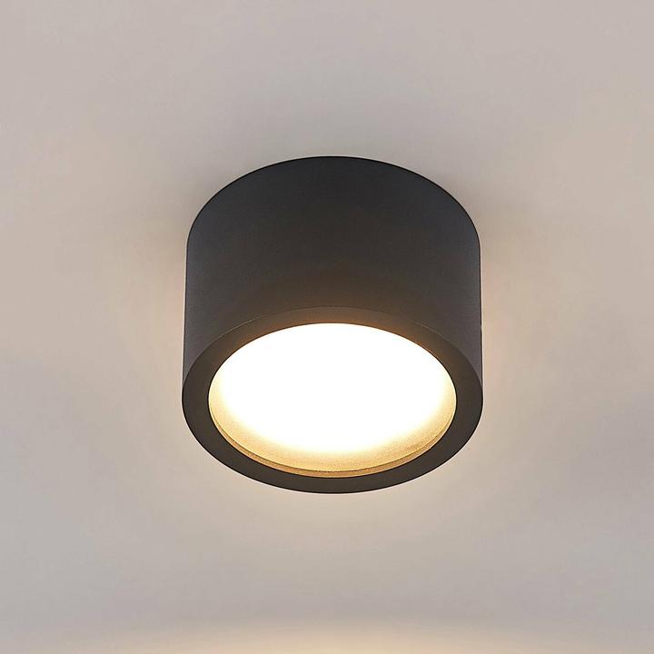 Produktbild Arcchio Nieva Downlight, GX53, rund, schwarz (GX53)