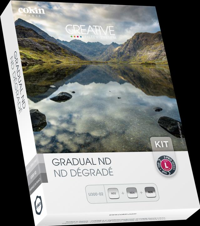 Produktbild Cokin U300-02 Gradual ND Kit inkl. 3 Filter (96 mm, ND- / Graufilter, 96 mm)