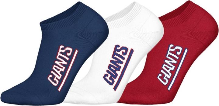 Produktbild Barefoot New York Giants 3pk Sneaker Socks 35-38 (35 - 38)