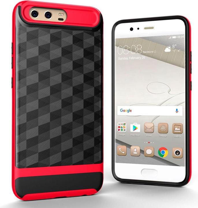 Actual product image König Design Huawei P10 Case Mobile Cover Protective Case Bumper Shell Red (Haier P10)