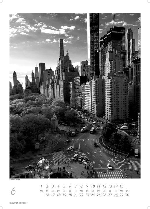 Produktbild New York schwarz-weiss 2026 L 59x42cm (Kein Einband, Deutsch)
