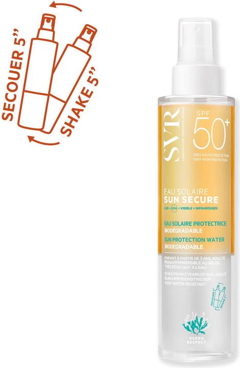 Image du produit Eau Solaire Sun Protection Factor 50 + (Spray solaire, SPF 50, 200 ml)