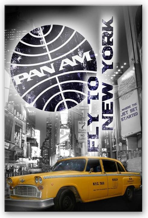 Actual product image New York Yellow Taxi Cab (70 x 100 cm)