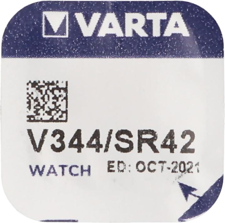 Actual product image Varta V 344 - battery SR42 - silver oxide - 100 (1 pcs., SR42, 100 mAh)