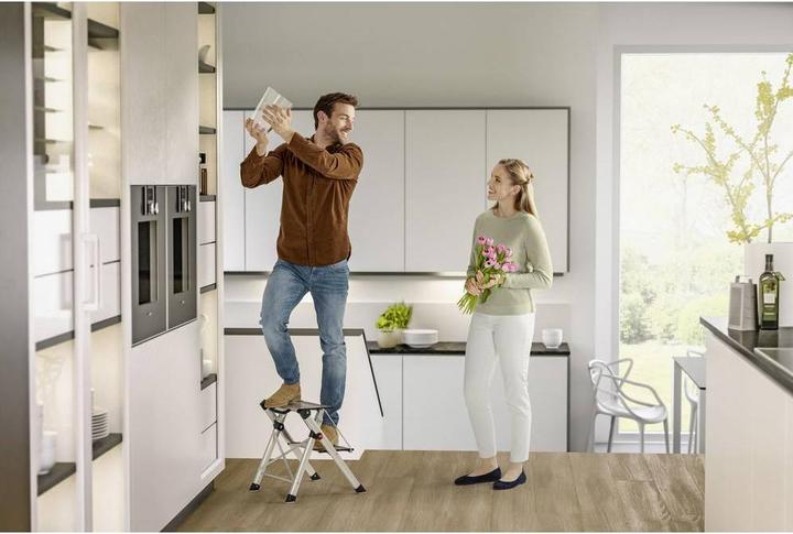 Actual product image Hailo MK80 ComfortLine, comfort stepladder, 2 steps (Stile, 46 cm)