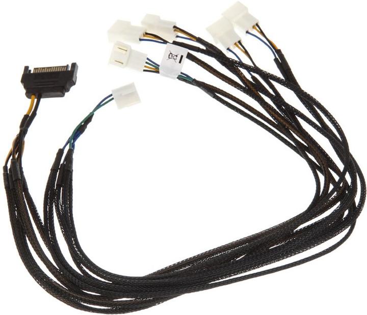 Produktbild Akasa Flexa FP5S PWM Verteiler-Kabel (5 Lüfter) - gesleevt
