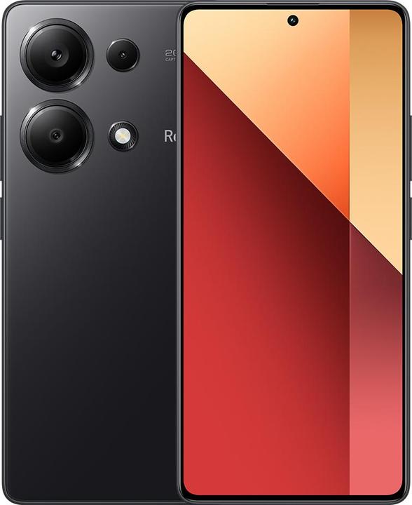 Xiaomi Redmi Note 13 Pro (256 GB, Midnight Black, 6.67", Dual SIM, 200 Mpx, 4G)