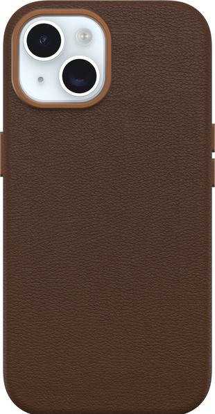 OtterBox Symmetry Cactus Leather mit MagSafe (Apple iPhone 15, Apple iPhone 14, Apple iPhone 13)