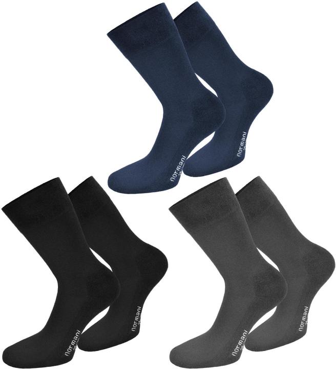 Produktbild Normani 6 Paar Komfortsocken mit Softrand (6er Pack, 47 - 50)