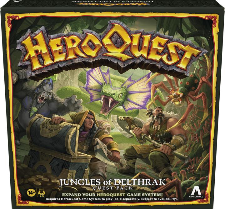 Image du produit Hasbro Extension du jeu de plateau HeroQuest Jungles of Delthrak Pack Aventure *Version anglaise*. (Anglais)