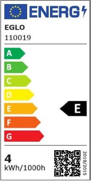Label énergétique EGLO Sources lumineuses (E14, 4 W, 470 lm, 48 x, E)