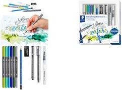 Produktbild Staedtler Design Journey Handlettering & Aquarell Set (Multicolor, 11 x)