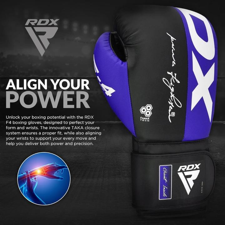 Actual product image Rdx Boxing Gloves REX F4 (14 OZ)