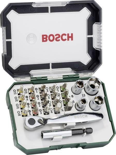 Bosch Zubehör Promoline Schraubendreher Bit-Set 26-tlg.