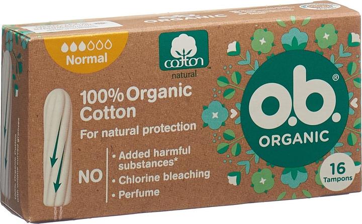 o.b. Organic Normal Box (16 Stk) (16 x, Normal)