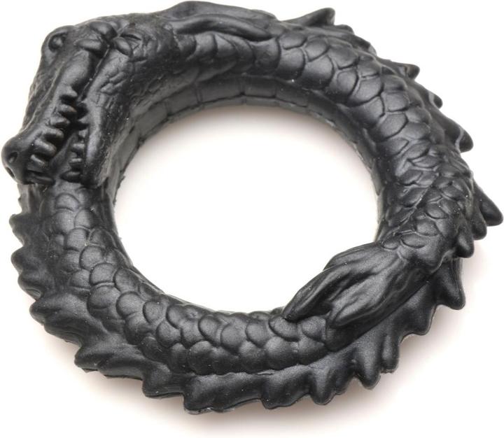 Image du produit Creature Cocks XR Brands - Anneau de Pénis en Silicone Caiman Noir - Noir (4 cm)
