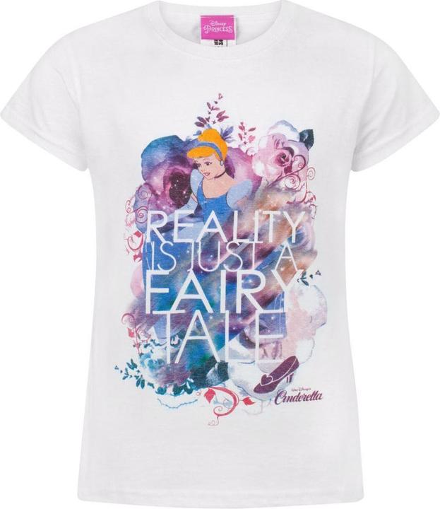 Actual product image Cinderella Reality Is Just A Fairy Tale Tshirt Girls (140, 146)