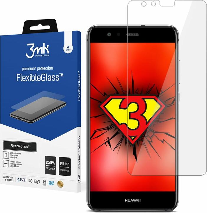 Actual product image 3MK hybrid glass Flexible 2.5D for Huawei P10 Lite EAN 5901571194011 (1 Piece, Huawei P10 Lite)