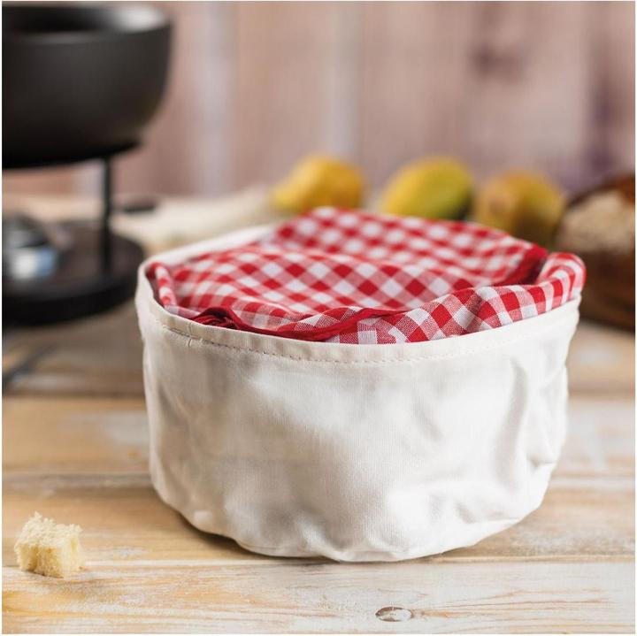 Actual product image Kuhn Rikon Fondue bread bag check pattern