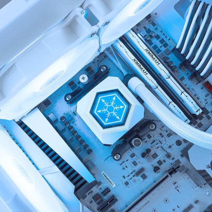 Actual product image Silverstone Permafrost PF240W-ARGB, V2 complete water cooling system