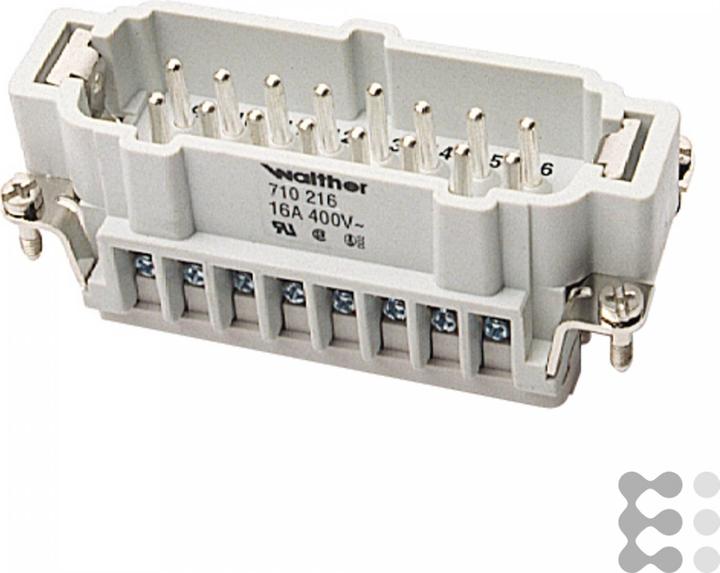 Image du produit Walther Insert à broche B16 710216 0,5-2,5qmm, 20-14AWG