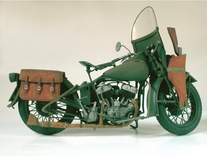Actual product image Italeri US Army WWII Motorcycle WLA 750