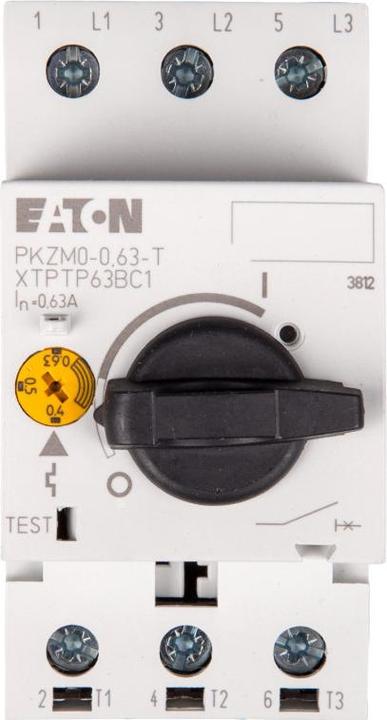 Produktbild Eaton Transformatorschutzschalter 0,63A