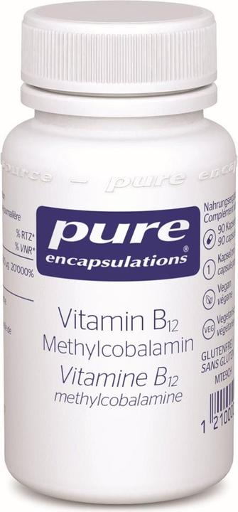Produktbild Pure encapsulations Pure B12 Methylcobalamin (90 Stück, Kapseln, 29 g)