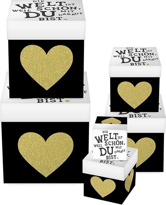 Actual product image Braun + Company Cardboard box 6 er The world is beautiful (Gift bag, 6 x)