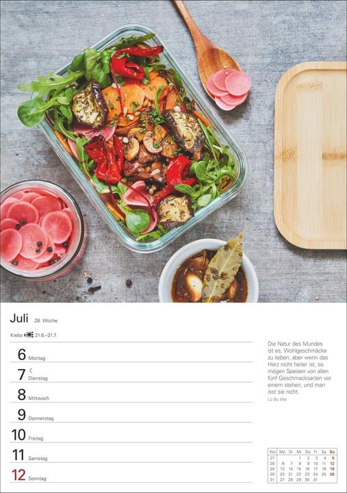 Actual product image Harenberg Küchenkalender Wochenplaner 2026 - 53 inspirierende Fotografien (German)
