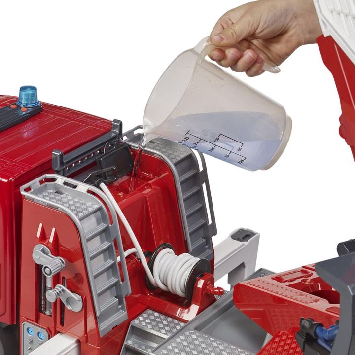 Immagine prodotto Bruder Scania Super 560R vigili del fuoco con scala girevole, pompa dell'acqua, modulo L+S
