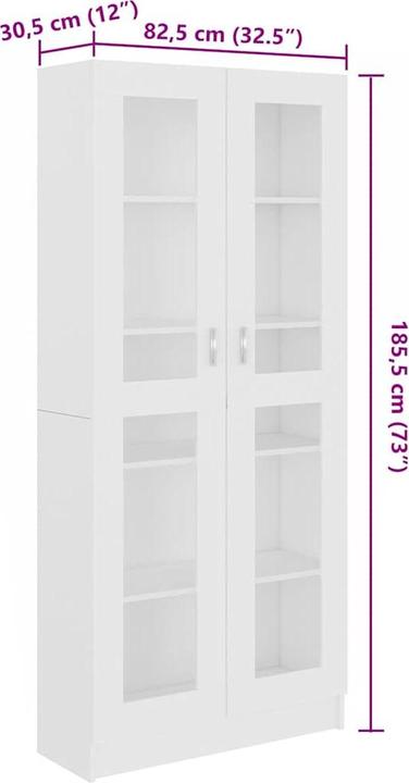 Image du produit VidaXL Gizela (82,5 x 30,5 x 185,5 cm)